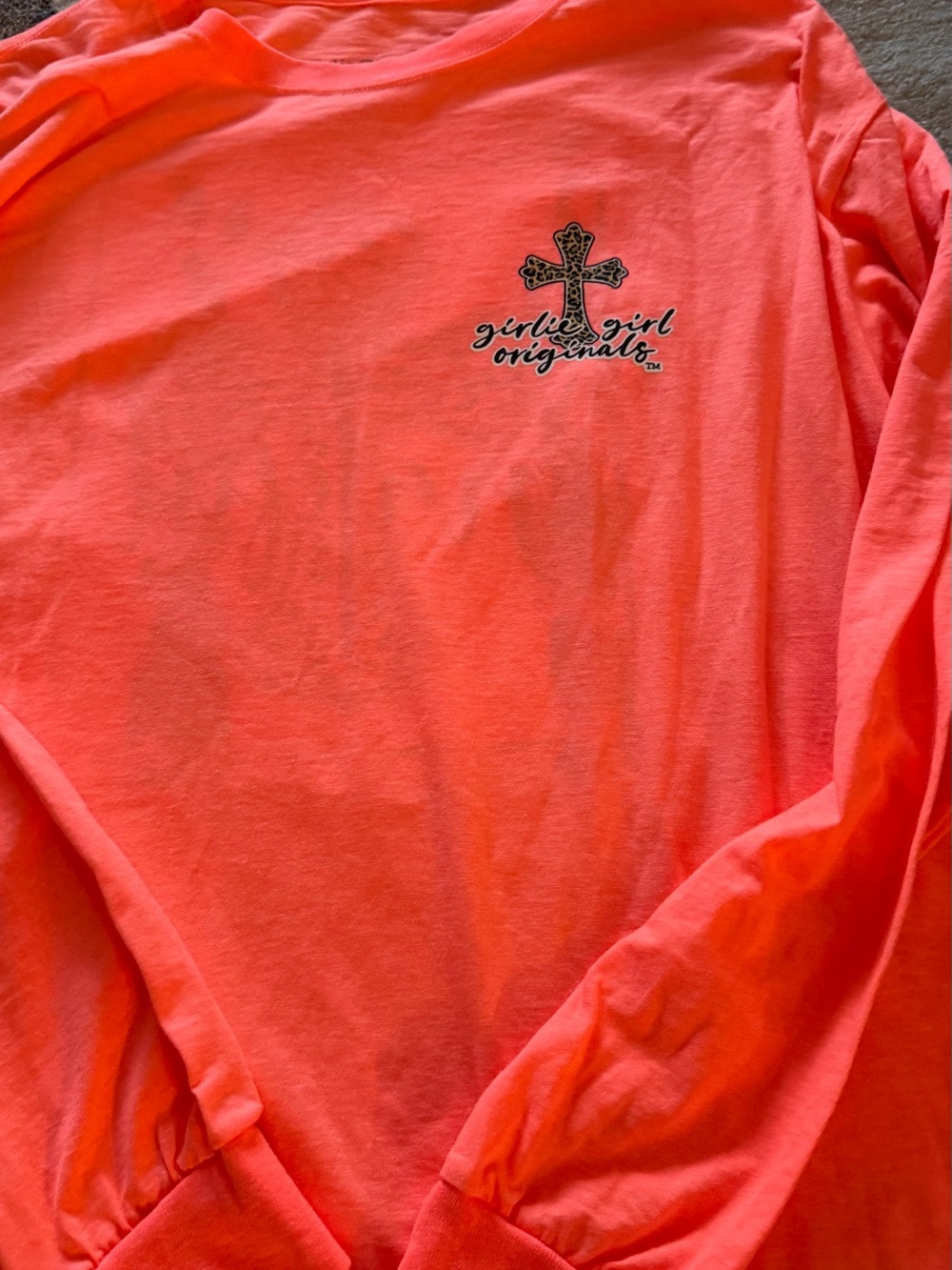 Coral Long-Sleeve Tee